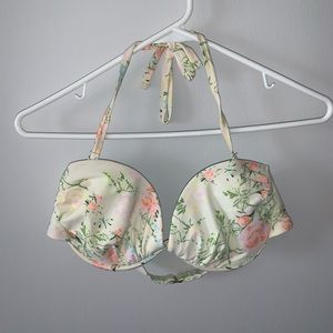 Floral Print Bikini Top